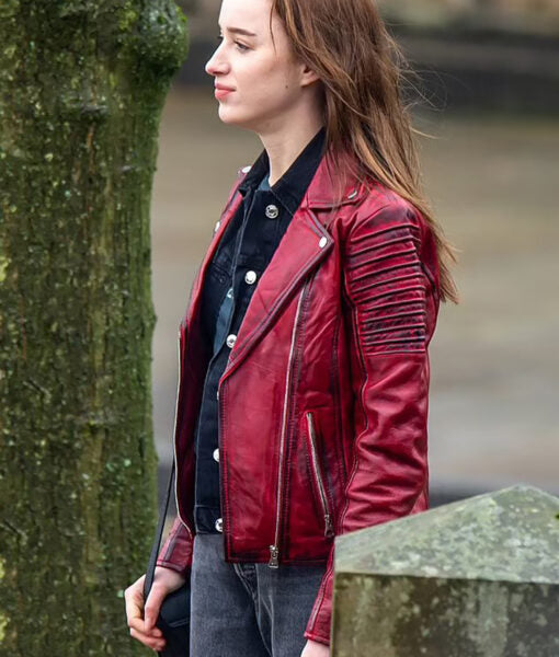 Alexandra Bank Of Dave Leather Jacket