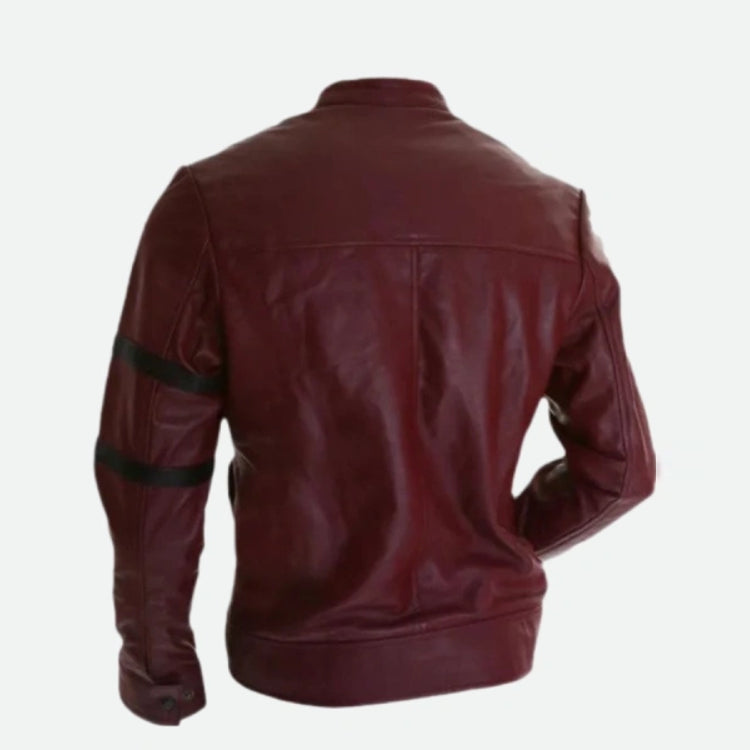 Vin Diesel Fast And Furious Red Leather Jacket